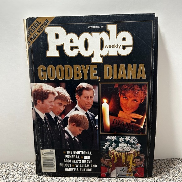 Other - Princess Diana‎ People Magazines Sep Dec 1997 and 25 Most Intriguing People (3)